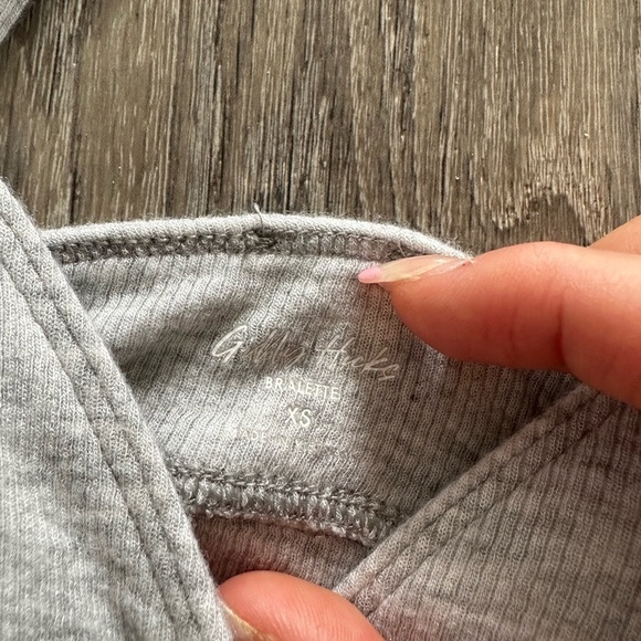 Size XS- Gilly Hicks by Hollister bralette-heather gray - Picture 3 of 5